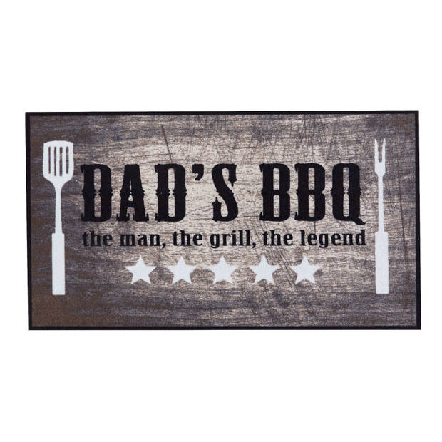 MD Entree - Barbecue Mat - Dad's BBQ - 67 x 120 cm