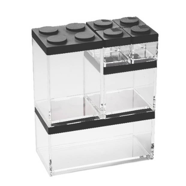 Omada - Brickstore Opbergbox 1 liter - Kunststof - Transparant