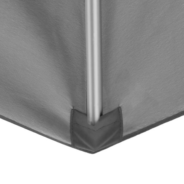 4goodz Aluminium Parasol 270 cm met opdraaimechanisme - Grijs
