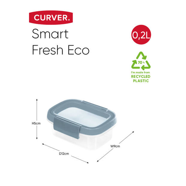 Curver Smart Fresh Eco Vershouddoos Rechthoekig 0,2L