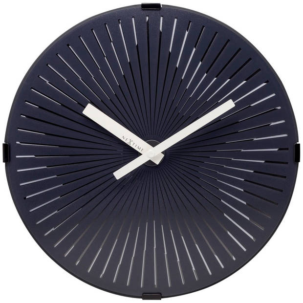 NeXtime NE-3224 Wandklok Dia. 30.5 M.star Plastic Wit Wijzerwit - Extra Krachtig