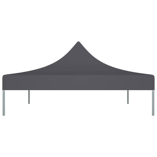 vidaXL Partytentdak 270 g/m² 4x3 m antraciet