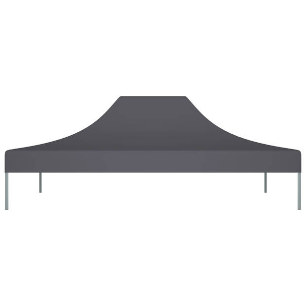 vidaXL Partytentdak 270 g/m² 4x3 m antraciet