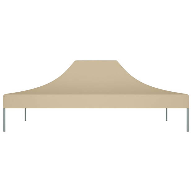 vidaXL Partytentdak 270 g/m² 4x3 m beige