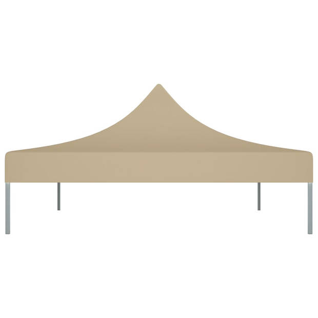 vidaXL Partytentdak 270 g/m² 4x3 m beige