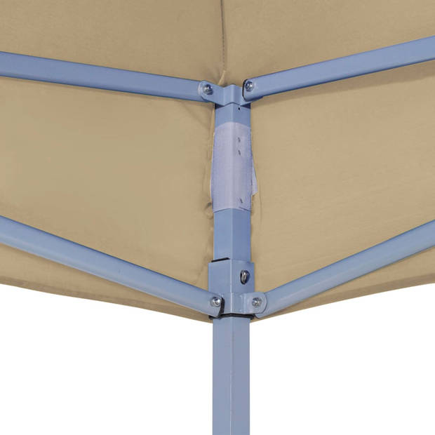 vidaXL Partytentdak 270 g/m² 4x3 m beige