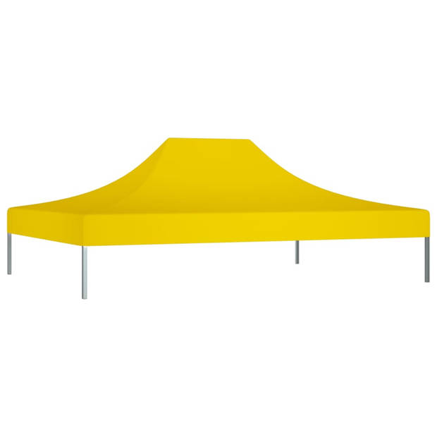 vidaXL Partytentdak 270 g/m² 4x3 m geel