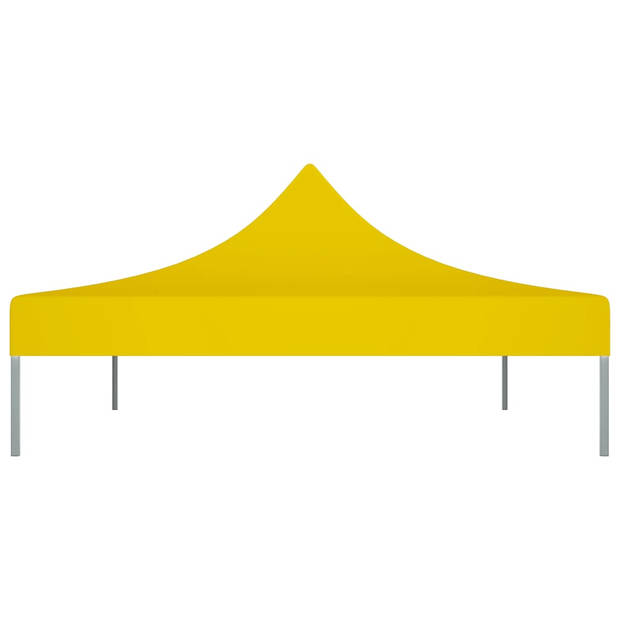 vidaXL Partytentdak 270 g/m² 4x3 m geel