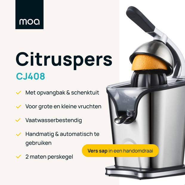 MOA Citruspers - Citrusjuicer - sinaasappelpers - fruitpers - Juicer - CJ408