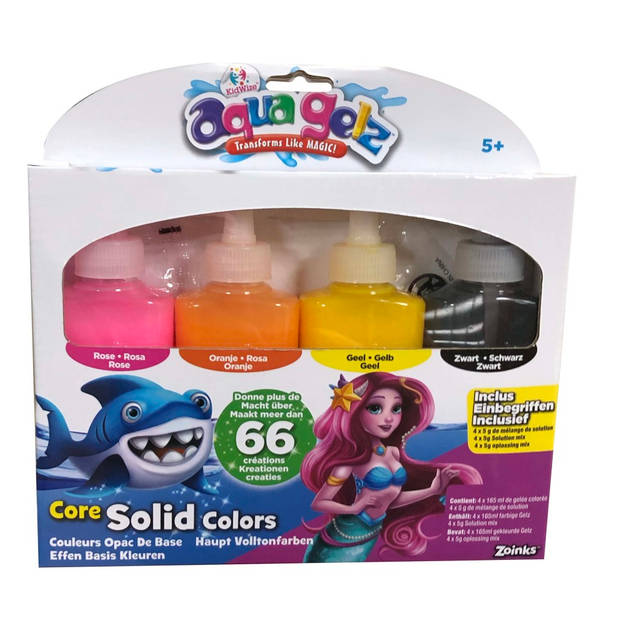 KidWize Aqua Gelz Solid Colors Set 8-delig