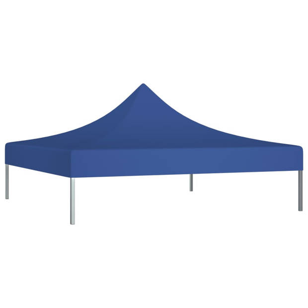 vidaXL Partytentdak 270 g/m² 2x2 m blauw