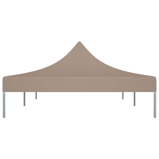 vidaXL Partytentdak 270 g/m² 6x3 m taupe