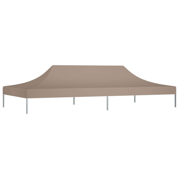 vidaXL Partytentdak 270 g/m² 6x3 m taupe