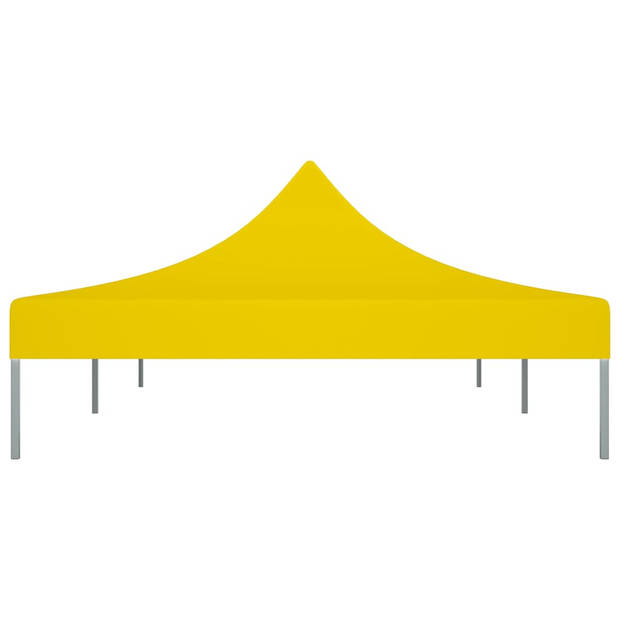 vidaXL Partytentdak 270 g/m² 6x3 m geel