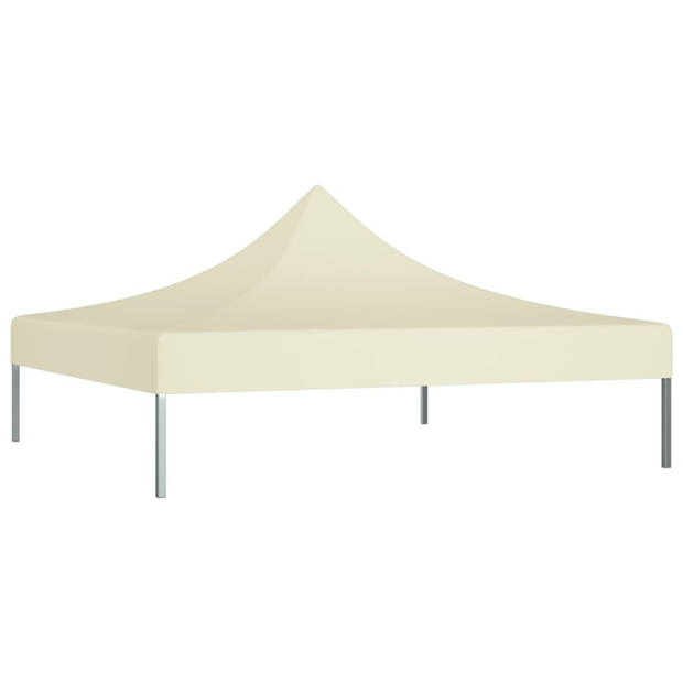 vidaXL Partytentdak 270 g/m² 2x2 m crème