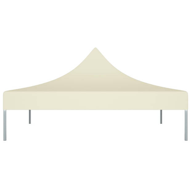 vidaXL Partytentdak 270 g/m² 2x2 m crème