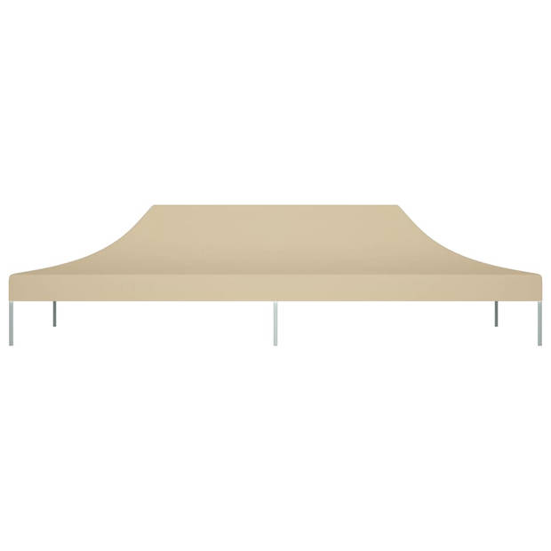 vidaXL Partytentdak 270 g/m² 6x3 m beige