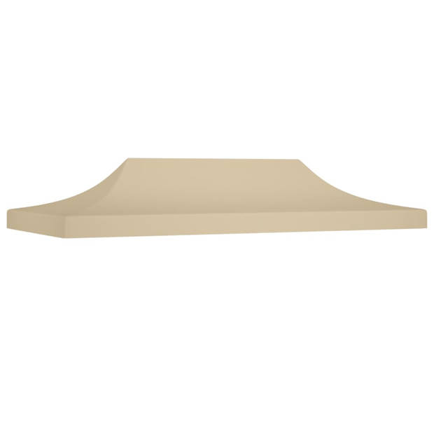 vidaXL Partytentdak 270 g/m² 6x3 m beige