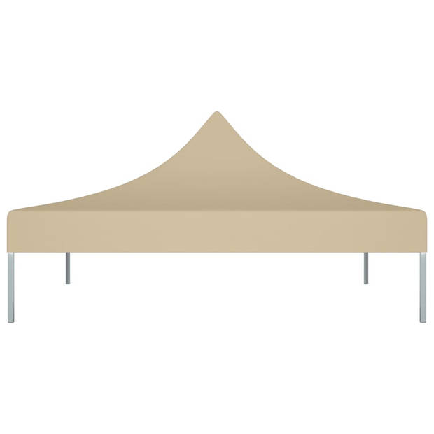 vidaXL Partytentdak 270 g/m² 2x2 m beige