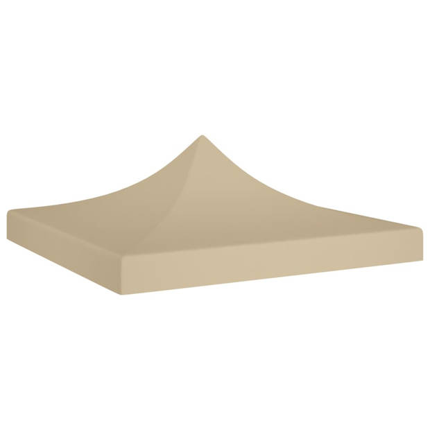 vidaXL Partytentdak 270 g/m² 3x3 m beige