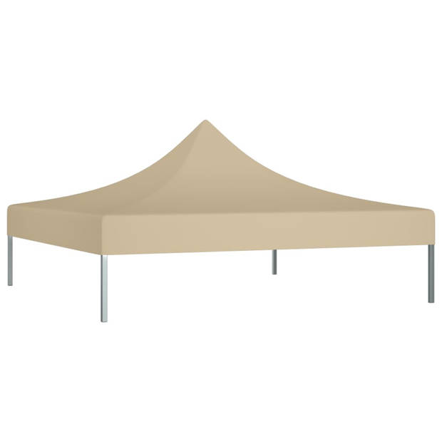 vidaXL Partytentdak 270 g/m² 2x2 m beige