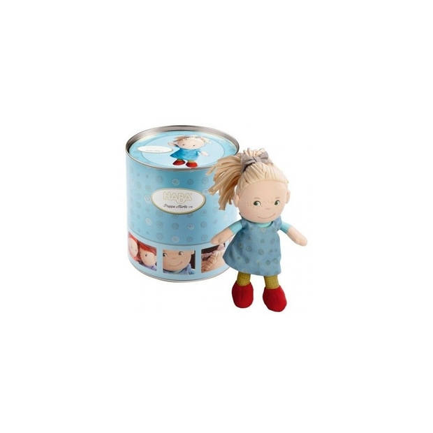 Haba babypop Mirle 20 cm beige/blauw