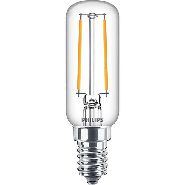 PHILIPS - LED Lamp 10 Pack - CorePro Tube Filament 827 T25L - E14 Fitting - 2.1W - Warm Wit 2700K Vervangt 25W
