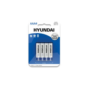 Hyundai Batteries - Super Alkaline AAA batterijen - 4 stuks