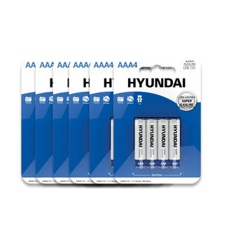 Hyundai Batteries - Super Alkaline AAA batterijen - 60 stuks