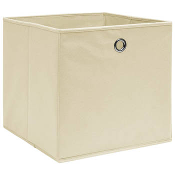 The Living Store Opbergboxen - Nonwoven Stof - 28x28x28cm - Trendy - Duurzaam