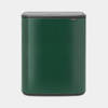 Brabantia Bo Touch Bin afvalemmer 60 liter met kunststof binnenemmer - Pine Green