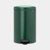 Brabantia newIcon pedaalemmer 20 liter met kunststof binnenemmer - Pine Green