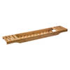 Decopatent® Badrekje voor over bad - 70 cm lang Bamboe hout - Badrek