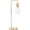 Atmosphera&nbsp;Tafellamp/bureaulampje Design Light - metallic goud - H46 cm - Bureaulampen