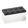 Omada - Brickstore Opbergbox 1,5 liter Laag - Kunststof - Transparant