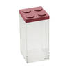 Omada - Stapelbare, Brickstore bewaarcontainer hoog, 1,5L, Rood - Kunststof - Omada
