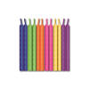Gekleurde verjaardag taartkaarsjes - 24x stuks - mini kaarsjes - Taartkaarsen