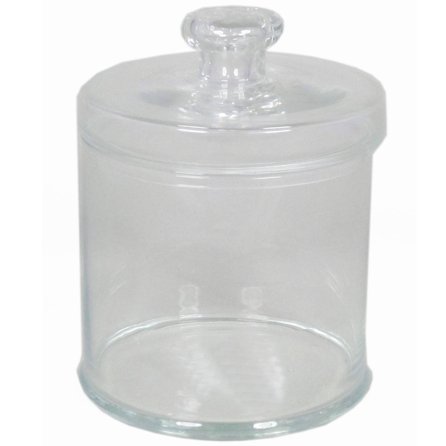 Glazen Voorraadpot-bewaarpot 4000 Ml Met Deksel 16 X 21 Cm Koekjespotten-snoeppotten Van Glas