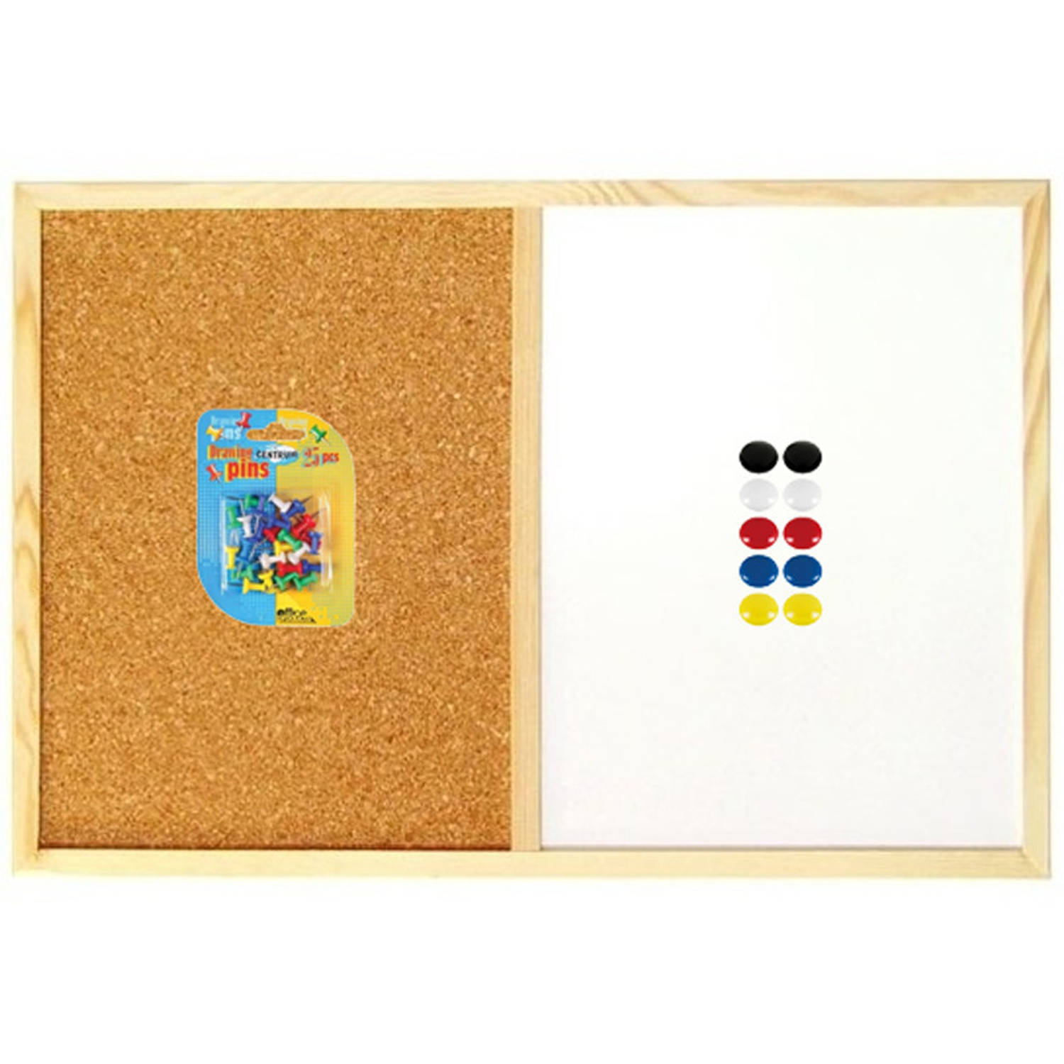 Mand Publicatie Koninklijke familie Prikbord/memobord met magneten en punaises - Prikborden | Blokker