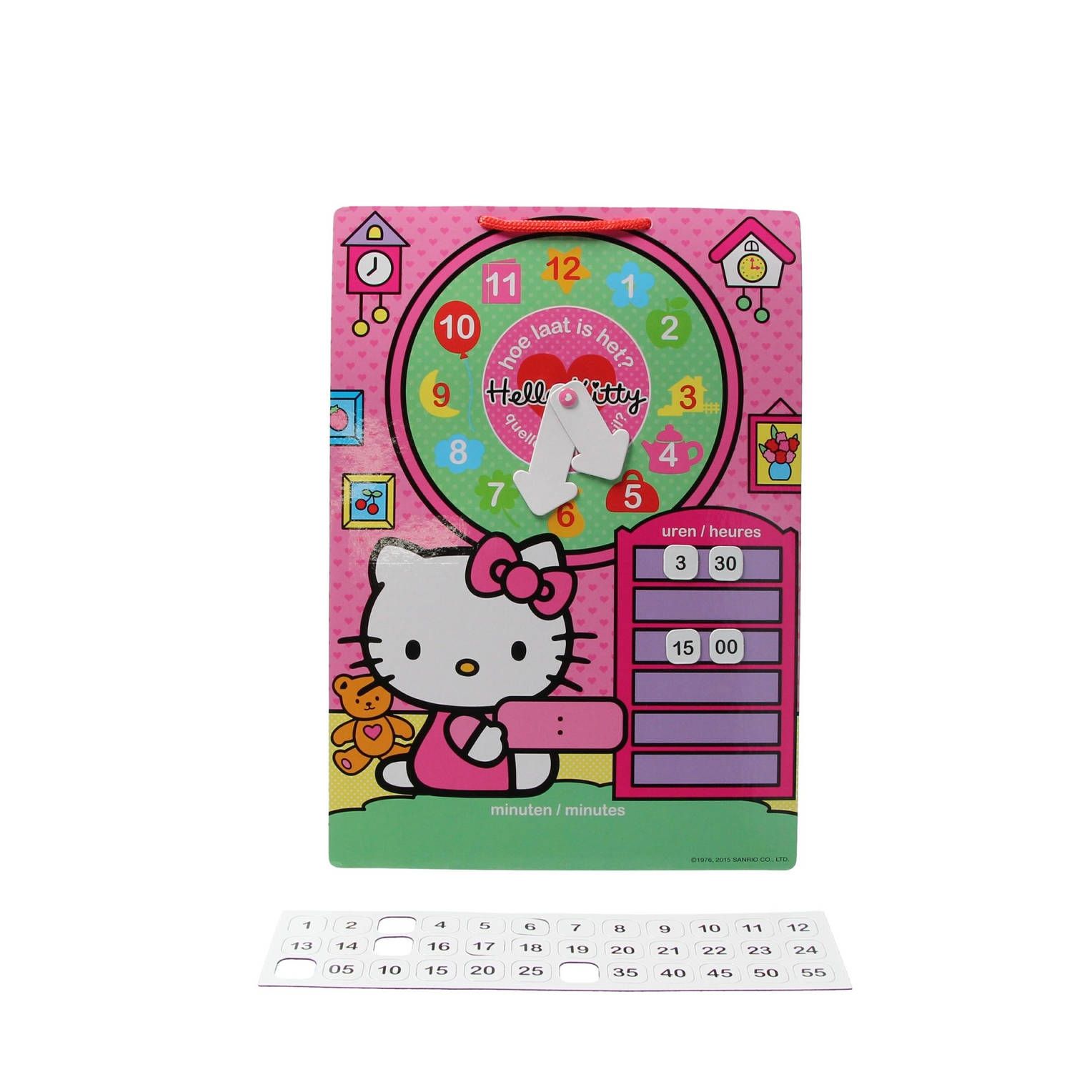 Sanrio Leer Klok Kijken Met Hello Kitty