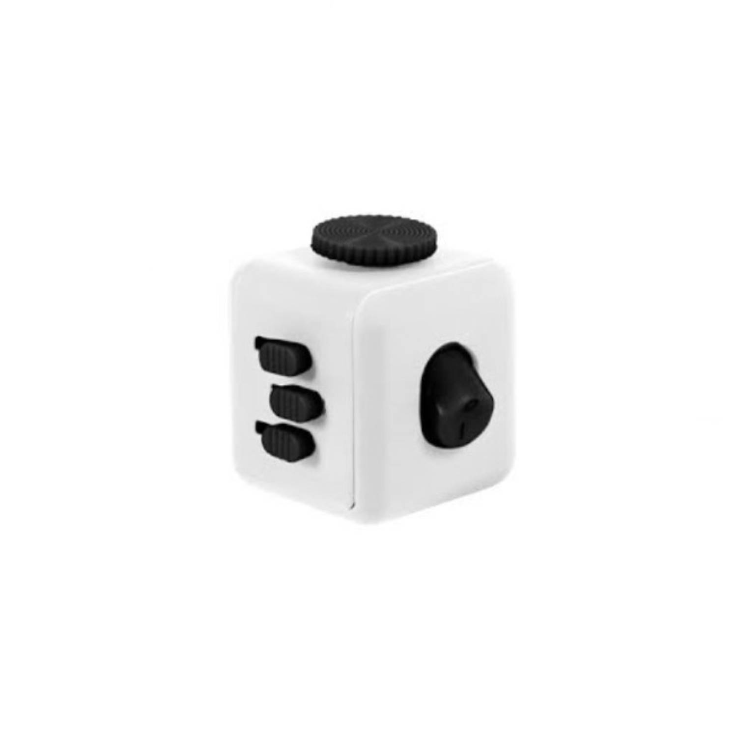 Banzaa Fidget Cube - Wriemelkubus -Anti-Stress Speelgoed - Wriemel Stick - Wit Zwart