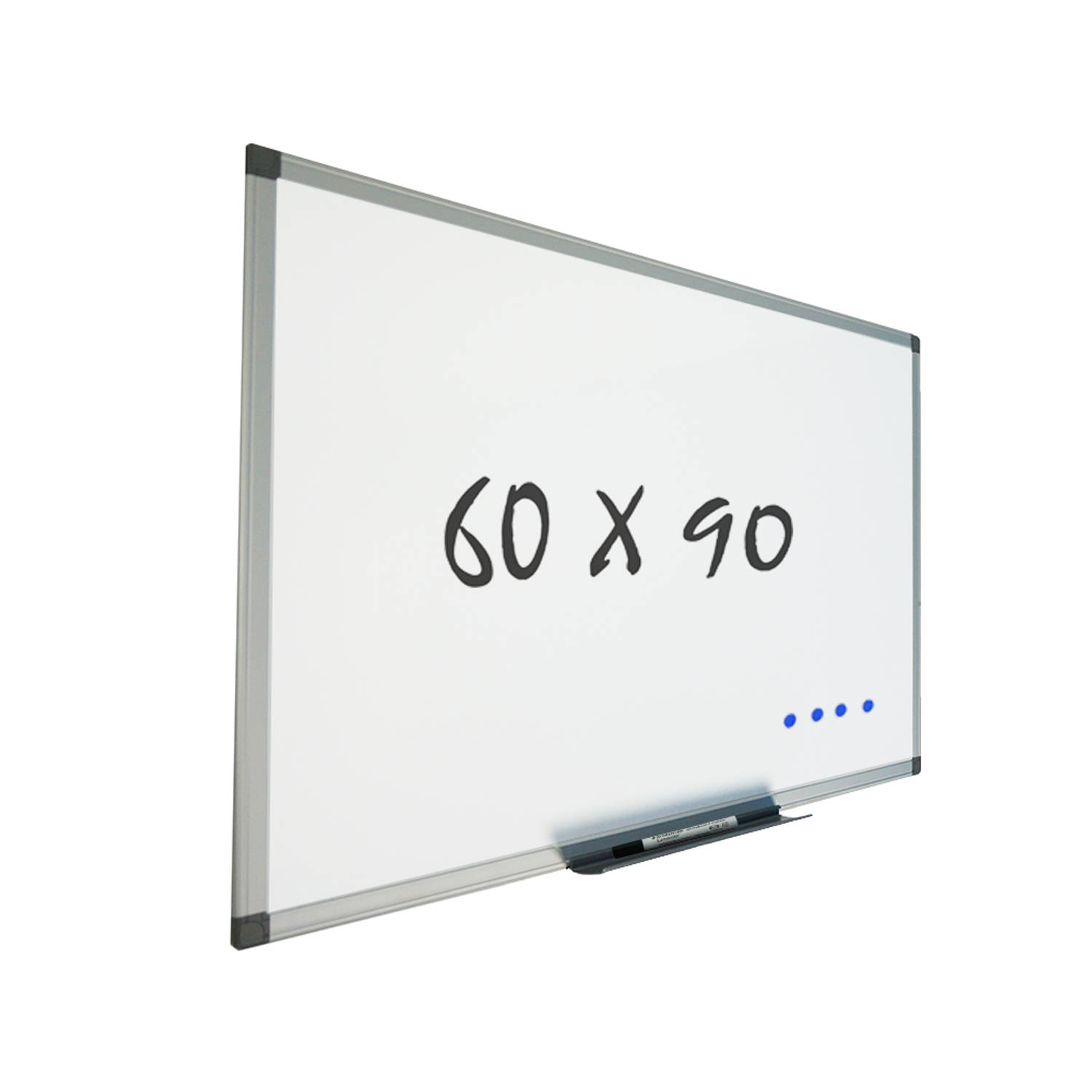 Contractie Bruin Aanpassingsvermogen Whiteboard voor wandmontage - Magnetisch - 60x90 cm | Blokker