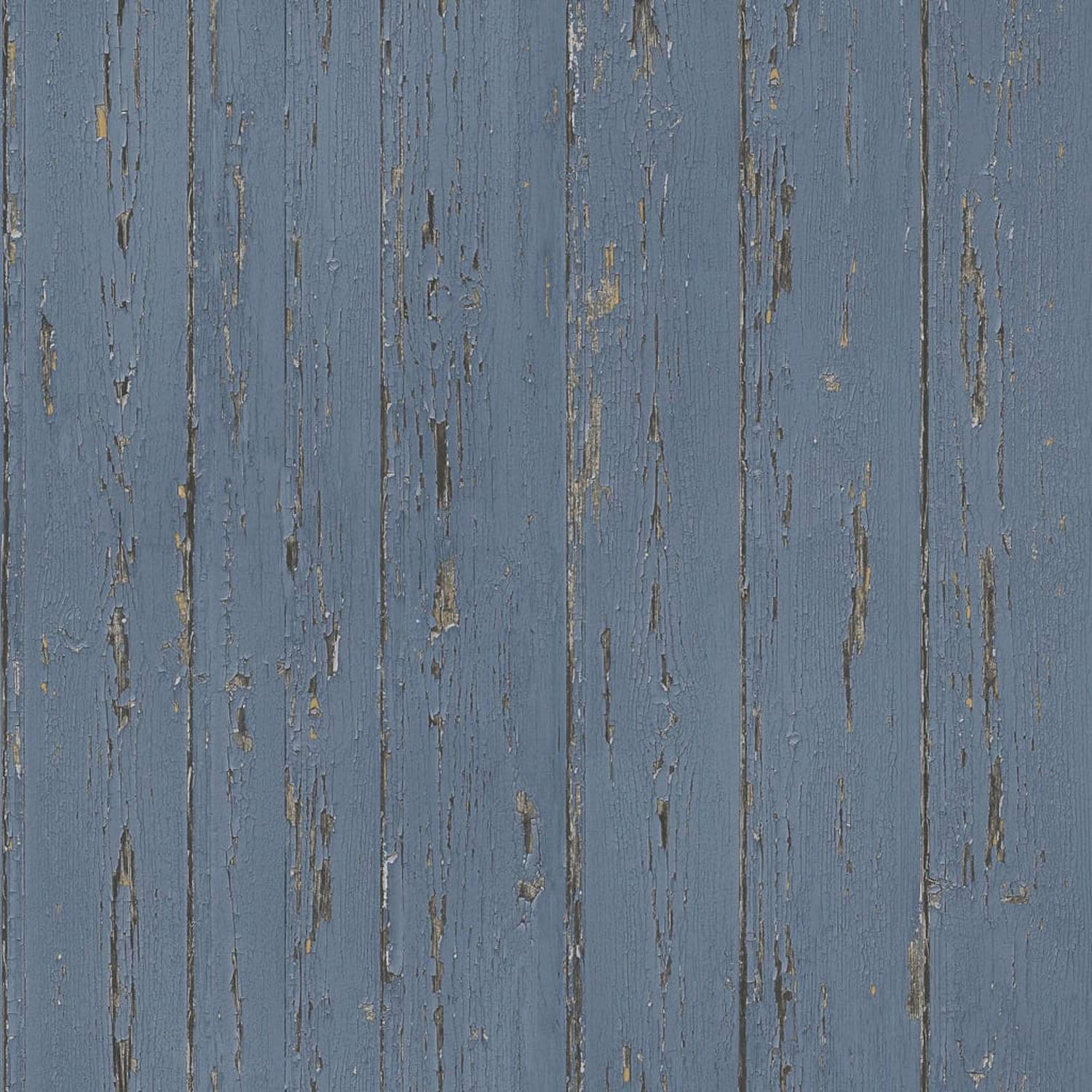 Homestyle Behang Old Wood blauw