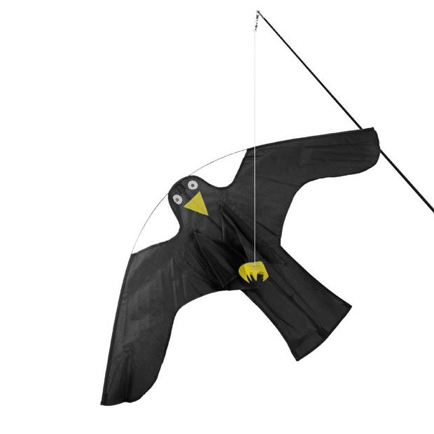 HIXA Vogelverschrikker - Vogelverjager - Duivenverjager - Kraai vlieger - 4 meter - Kite Hawk