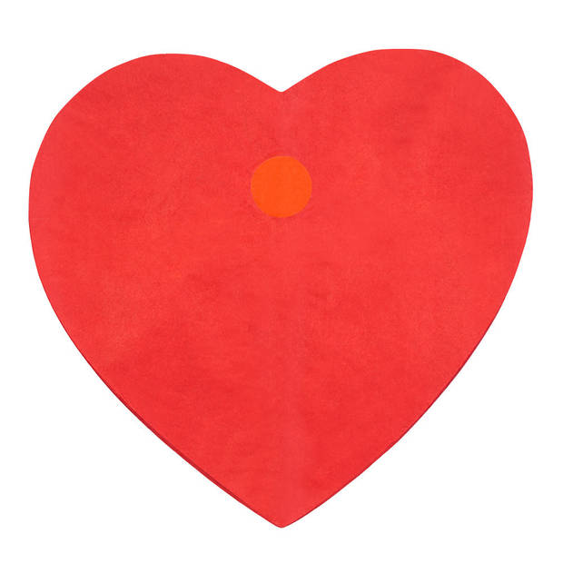 Rode hartjes Valentijn/Love thema slinger van 4 meter - Feestslingers
