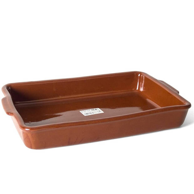 Ovenschaal - Pamplona - 8,5 liter - terracotta - tapas serveerschaal - Ovenschalen