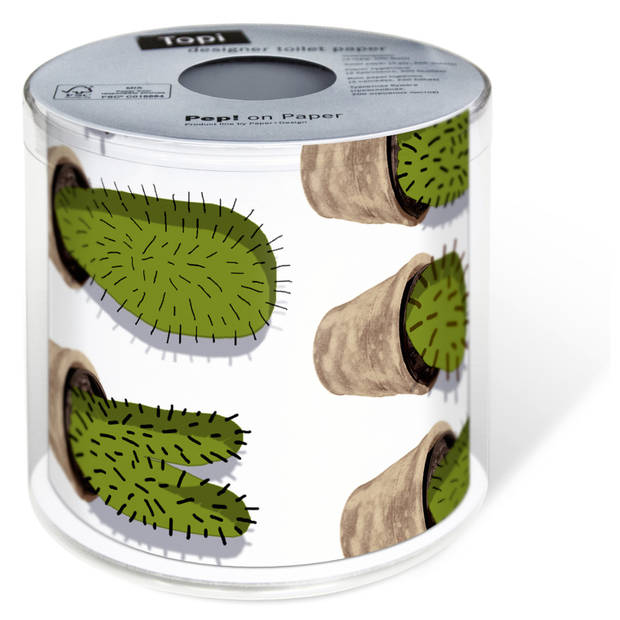 Cactus toiletpapier 3 laags - Fopartikelen