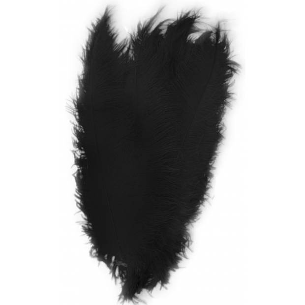 Zwarte spadonis sierveer 50 cm - Verkleedveren