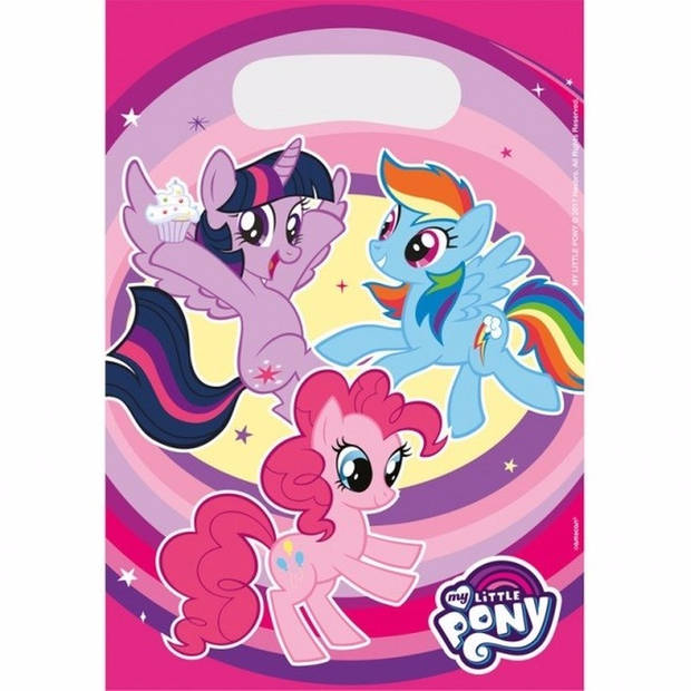 16x stuks My Little Pony thema snoepzakjes - Uitdeelzakjes