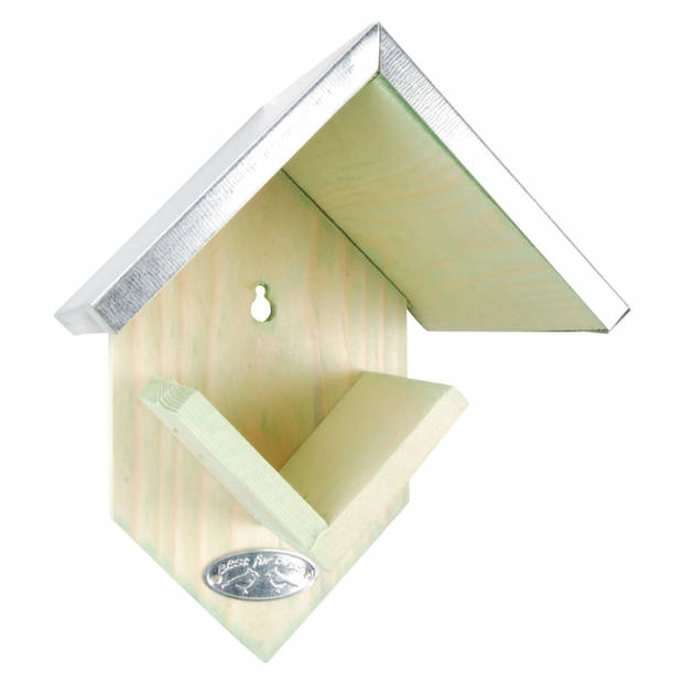 Pindakaas met ophanging voor tuinvogels pakket - 1x pot basic voer - diverse soorten vogels voeren - Vogelvoer